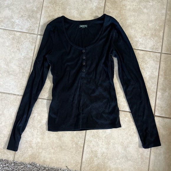 wild fable Tops - Wild Fable Black Button Down Long Sleeve Shirt